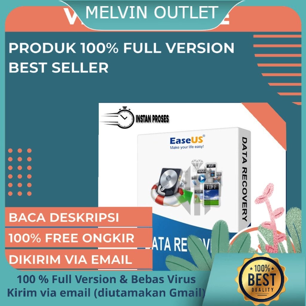 EaseUS DATA RECOVERY WIZARD 15 PRO 2022 Terbaru | Software Windows Utilitas Recovery Data Hardisk Me