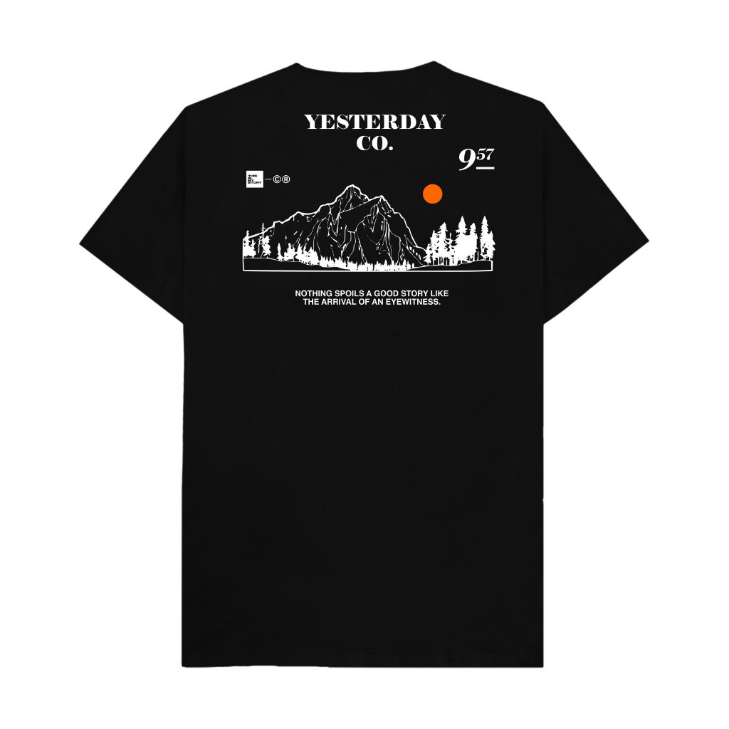 Yesterday T-Shirt Chou Black