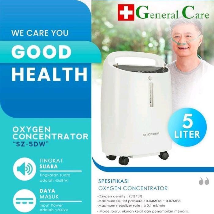 Oxygen Concentrator 5 Liter SZ-5DW General Care GC / Oksigen Concentrator