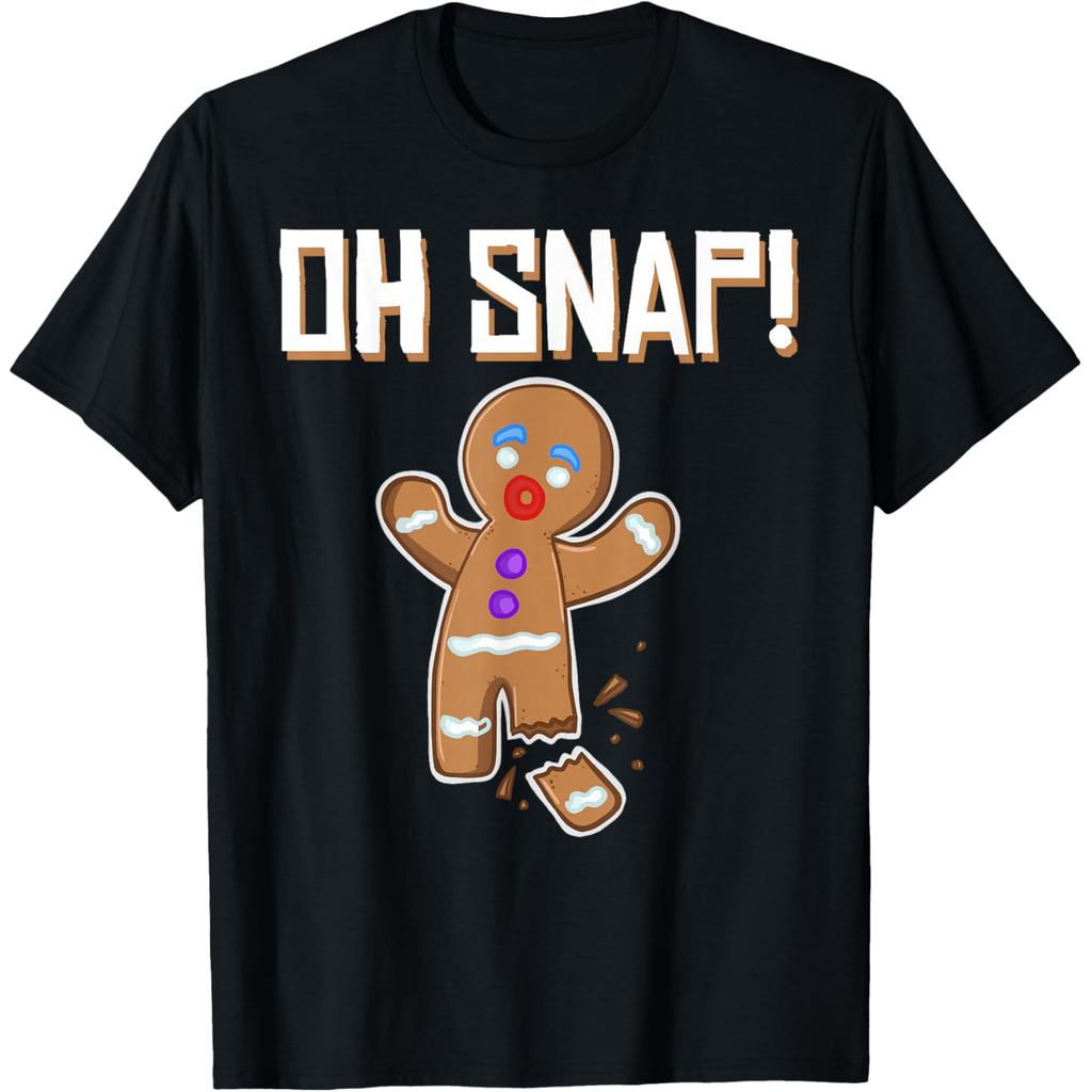 *COD* Oh Snap Manusia Roti Jahe Kaki Patah Manusia Roti Jahe Oh Snap Kaos