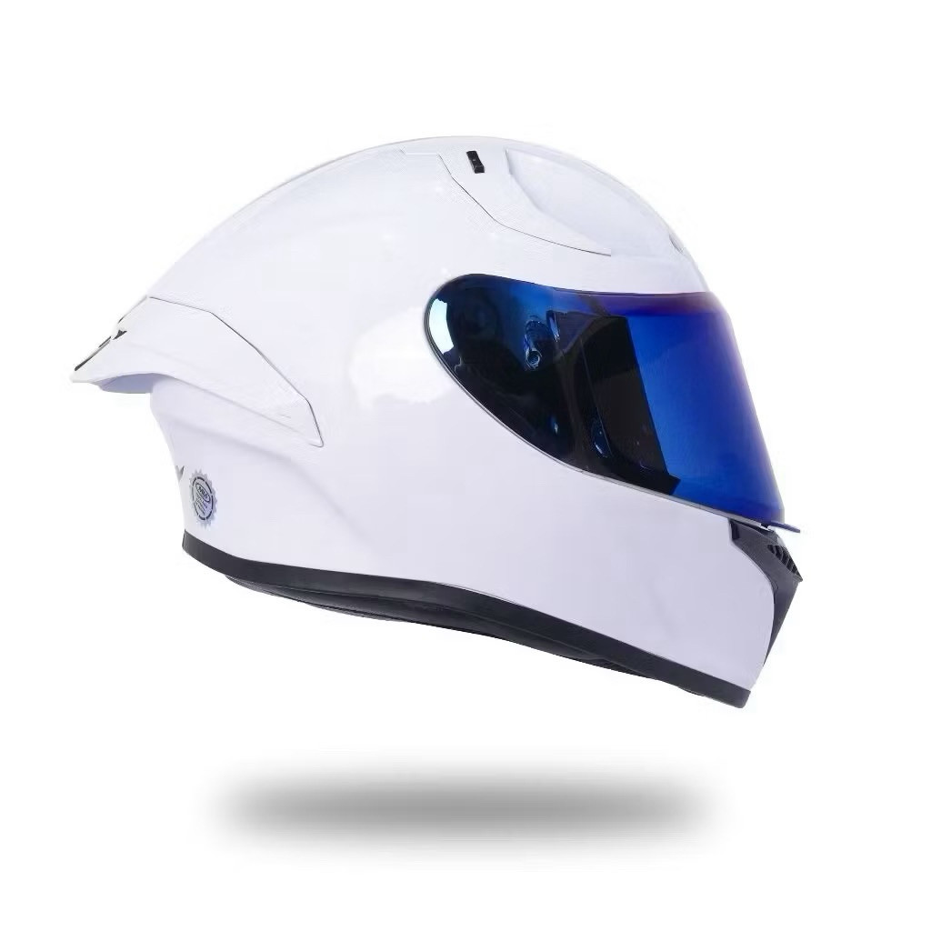 Helm Full Face Ttc MLA Crypthon Paket Ganteng Kaca Iridium Blue