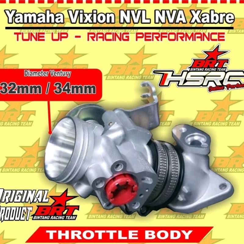THROTTLE BODY RACING BRT VIXION 150 New OLD 32 34mm TB NVL Throtel NVA Trotol XABRE No KTC XTR