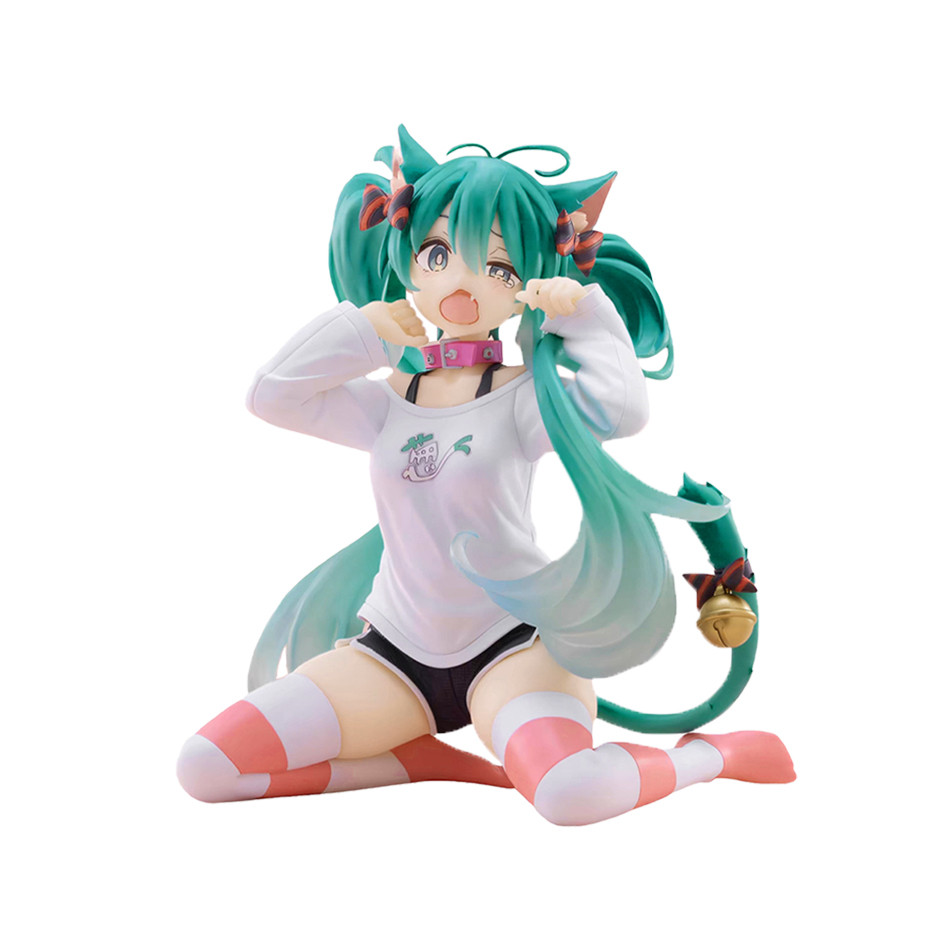 Anime Figures Hatsune Miku Figure Cat Ear Hatsune Figure MIKU Scenery Model Anime Beautiful Girl Dec