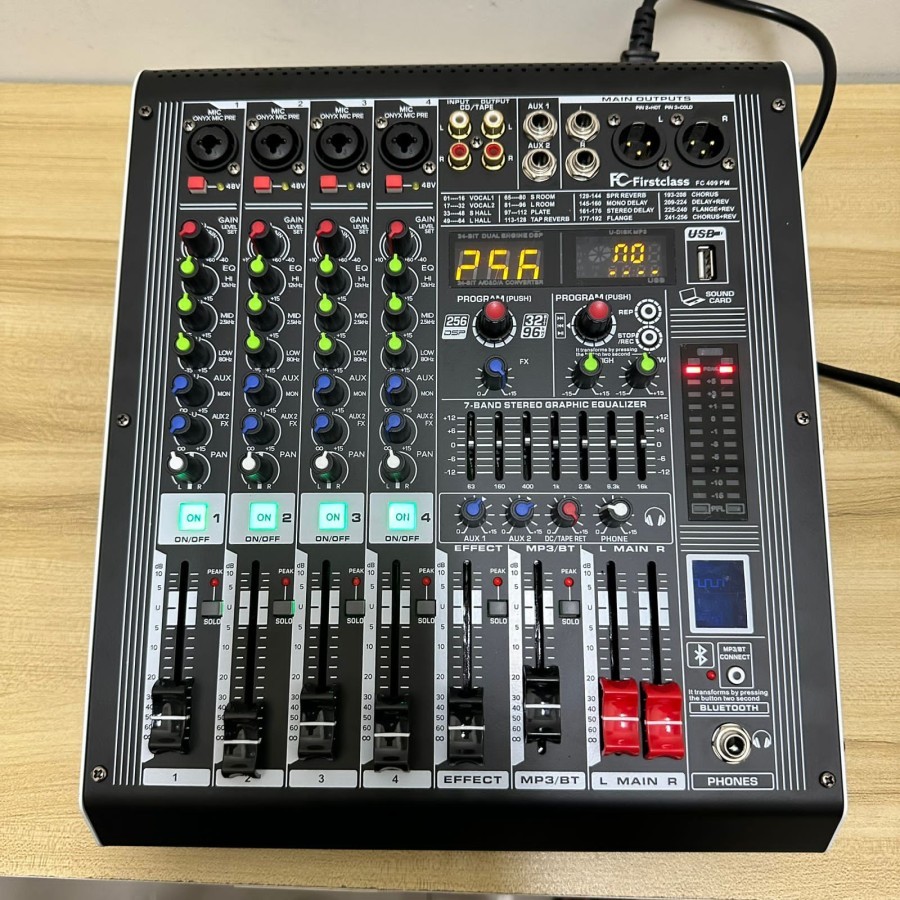 POWER MIXER FIRSTCLASS FC 409 PM / 409PM / FC409 PM (ORIGINAL)500w x 2