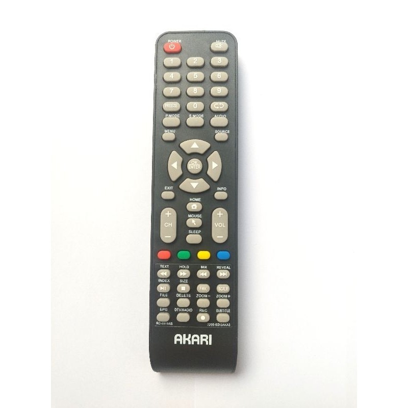 REMOTE REMOTE SMART TV AKARI RC-9918AS LED TV