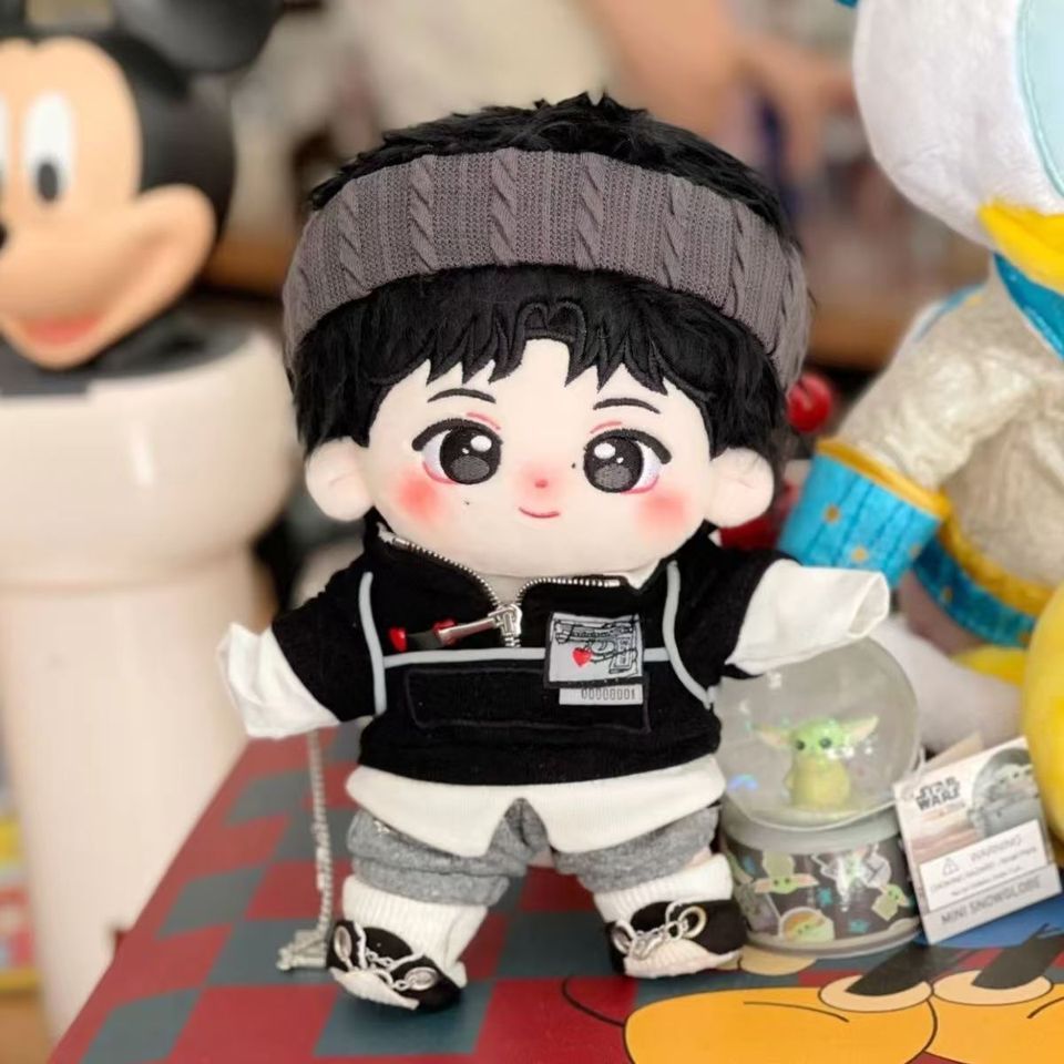 20 cm Idol Doll Enhy Doll Pen BABY KOR Men's Team Group Dress- Up Cotton Doll Stuffed Plush Doll Toy