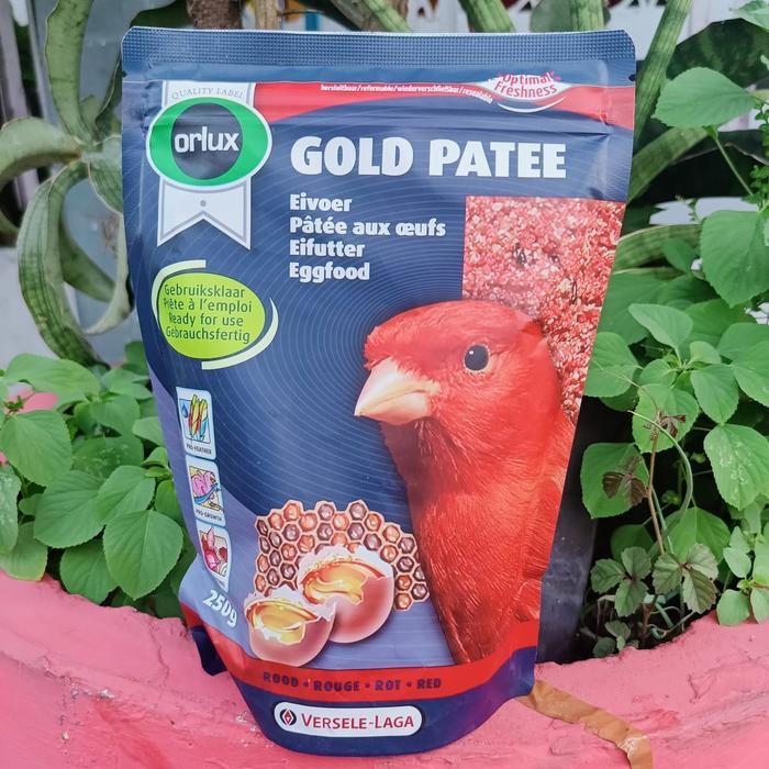 Gold Patte Red atau red patte pakan Burung import untuk Kenari Merah dan bisa untuk ef Lovebird