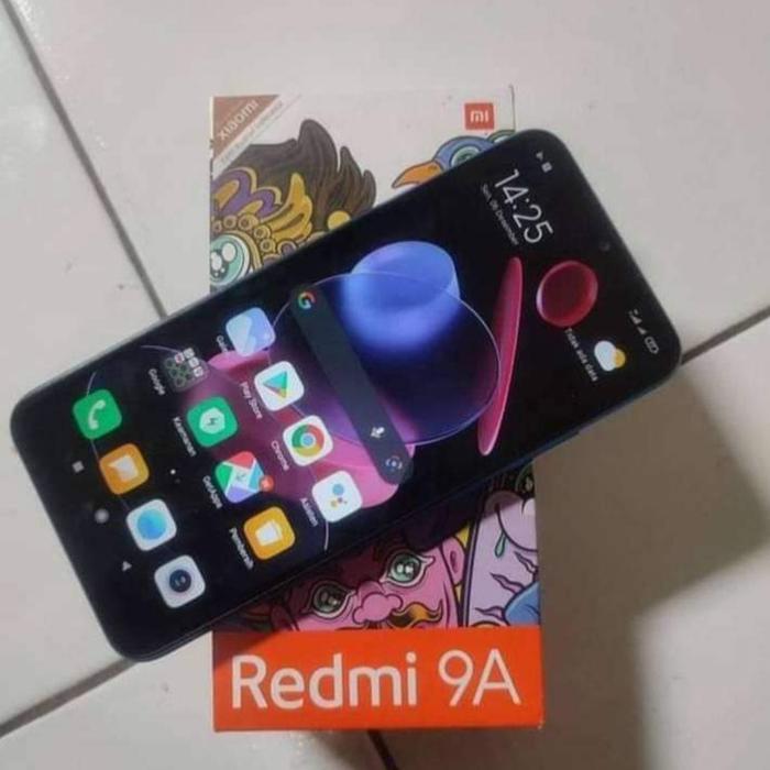 Hp Xiaomi Redmi 9A 2/32 Second Mulus Fullset Ori Bergaransi No Minus