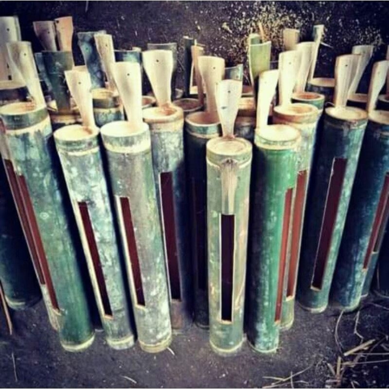 KENTONGAN BAMBU / KOHKOL BAMBU UNTUK RONDA ANTI MALING - sukahurip62