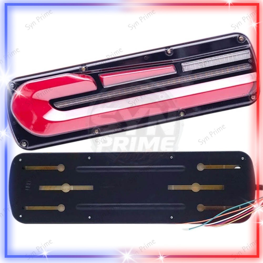 Lampu StopLamp Truk 24 Volt BMW Stop Lamp Rem Belakang Truk CANTER GIGA TRONTON 32cm 12v