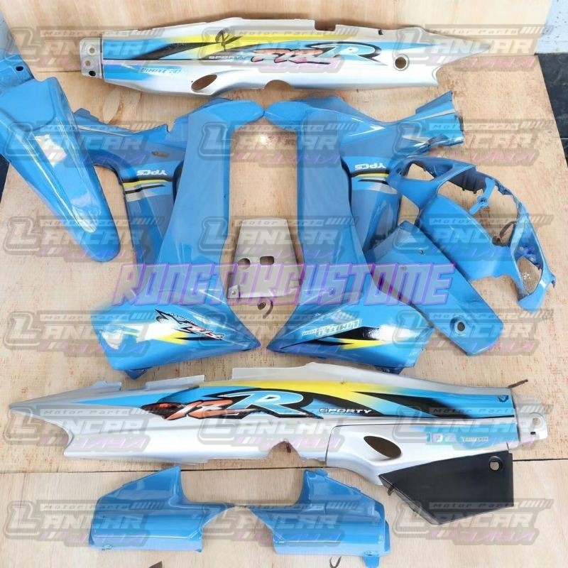 cover body fiz r f1zr fizr limited edition biru muda full set halus yamaha fiz r f1zr le biru cover 