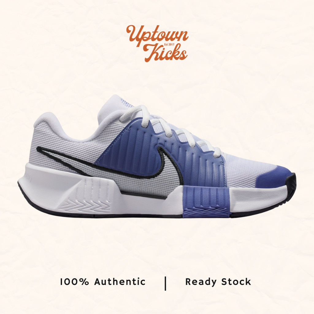 Nike Tennis Women GP Challenge Pro Hard Court White Ghost World Indigo Sepatu Tenis Wanita FB3146-10