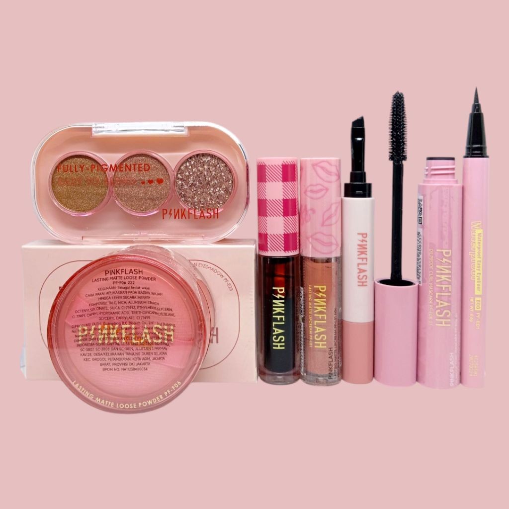 PINKFLASH  Make Up Murah Lengkap/ Set Make up Beauty/ Eye Make up Set