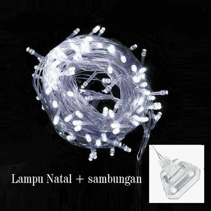 Lampu tumblr white - lampu cabe putih - lampu natal led putih white