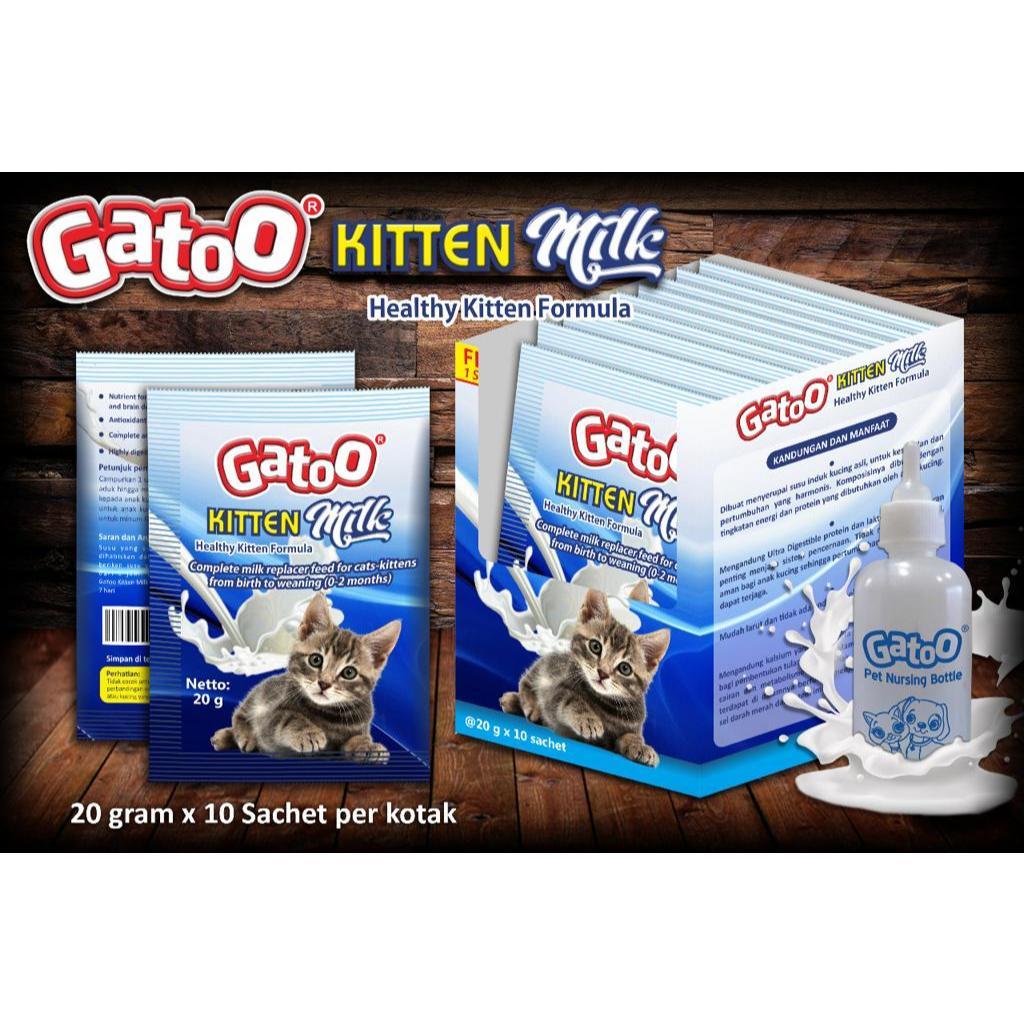 [1 DUS] Susu Kucing Gatoo 1 Dus 45 Kotak