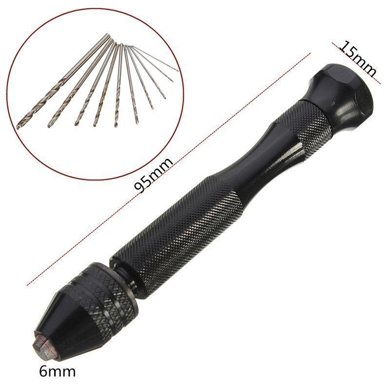 [ORIGINAL QUALITY] BOR TANGAN MANUAL HSS TWIST DRILL BONUS MATA BOR 10 PCS | E1