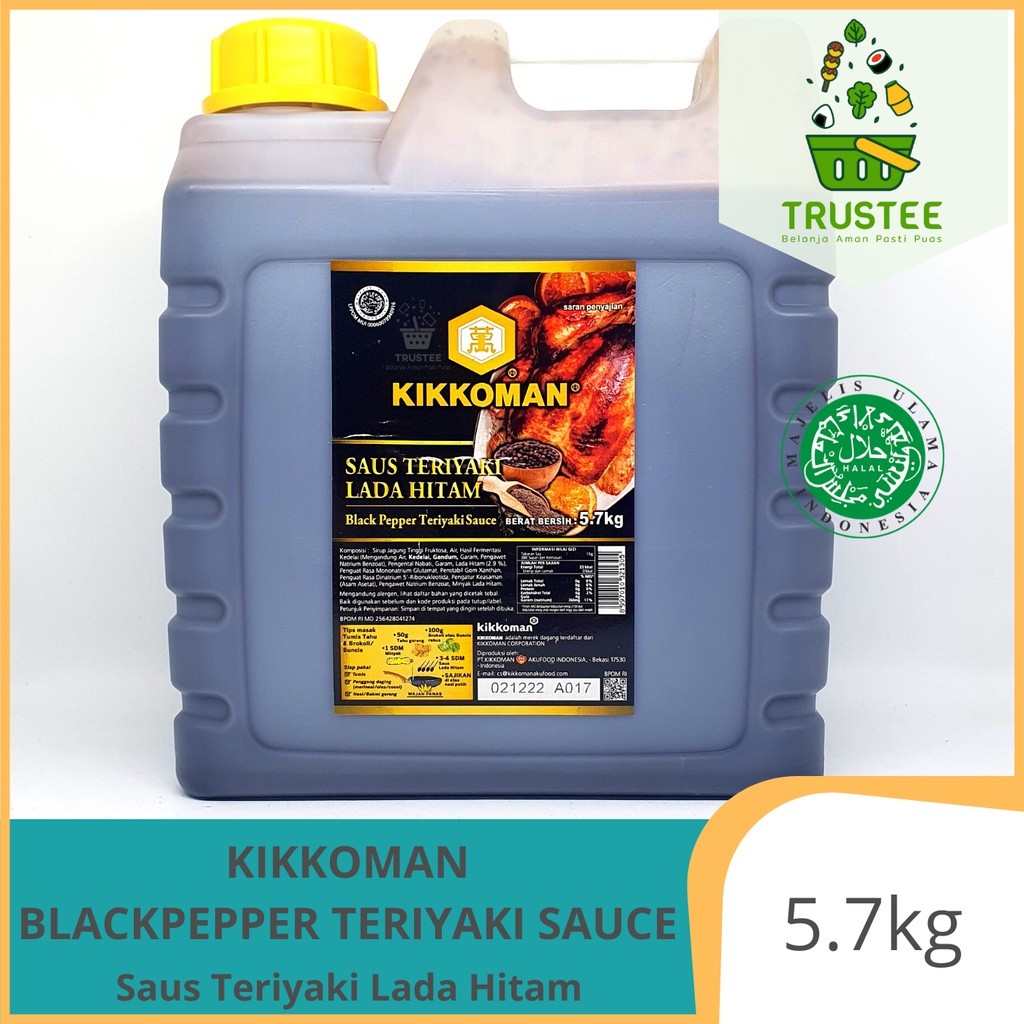 PROMO!SAUS KIKKOMAN 5.7kg / 5L Liter BBQ GOCHUJANG BULGOGI GARLIC BLACKPEPPER TERIYAKI MIRIN YAKINIK