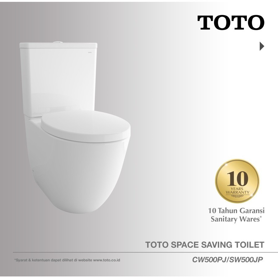 TOTO Closet CW500PJ (P-Trap) | Closet Duduk - Kloset - Kloset Duduk