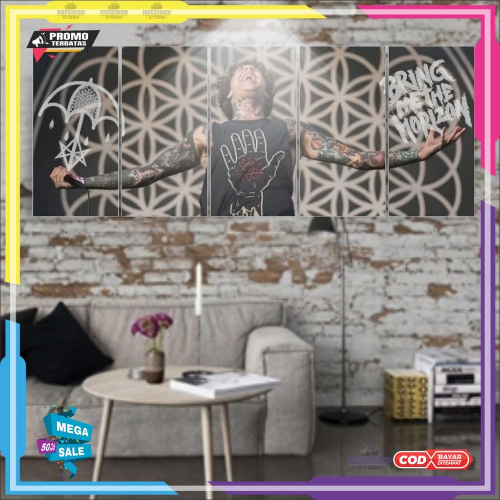 Poster Kayu 15 X 30 cm 1 SET (5 Pcs) band Avenged sevenfold   Hiasan kamar cowok  1 set  Pajangan