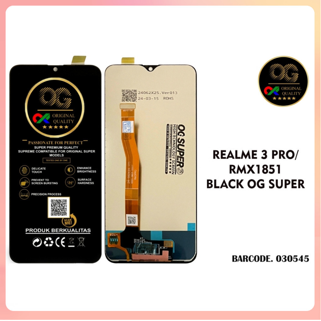 ORI LCD REALME 3 PRO FULLSET OG SUPER