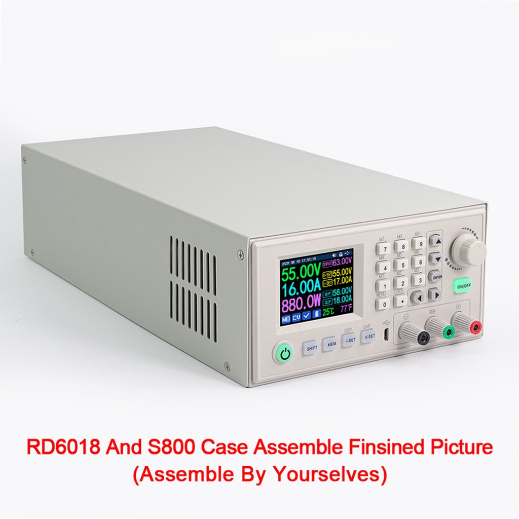 Power Supply S800 gital Powersupply Outcase Voltmeter Housing Suitable for RD6012/RD6012W/RD6018/RD6