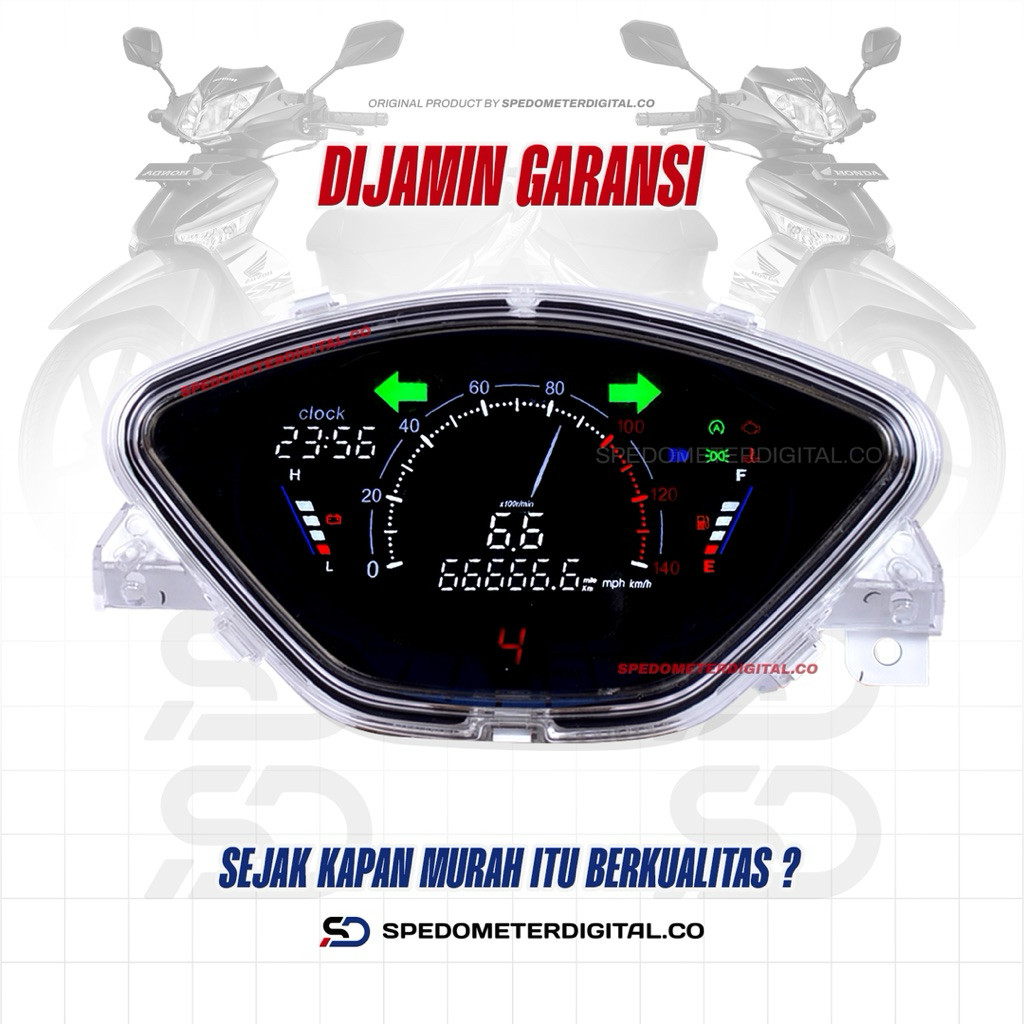 Spedometer Supra X 125 / Speedometer Digital Supra X 125 KPH PNP