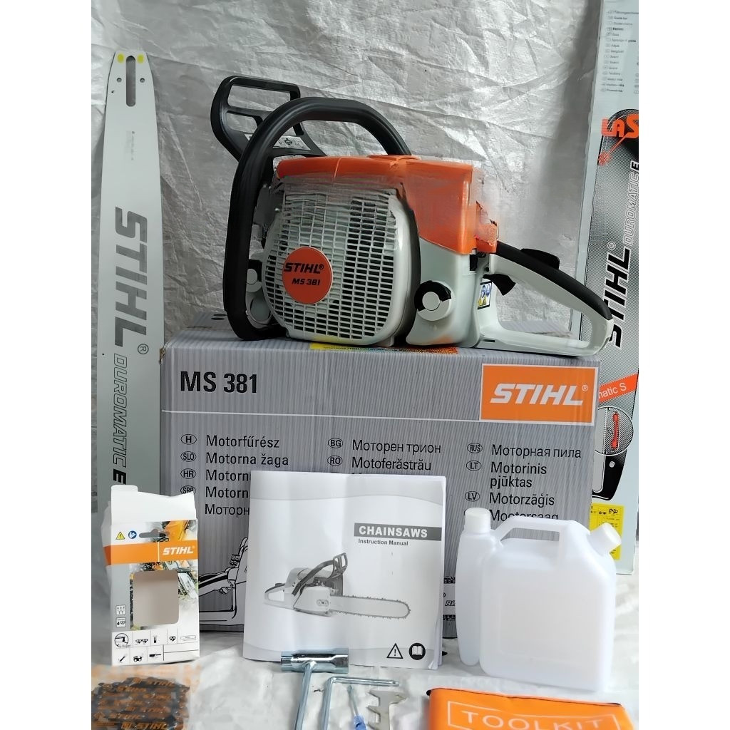 381 CHAINSAW STIHL MS381 SENSO STIHL POTONG KAYU FULL SET ORI BEST SELLER