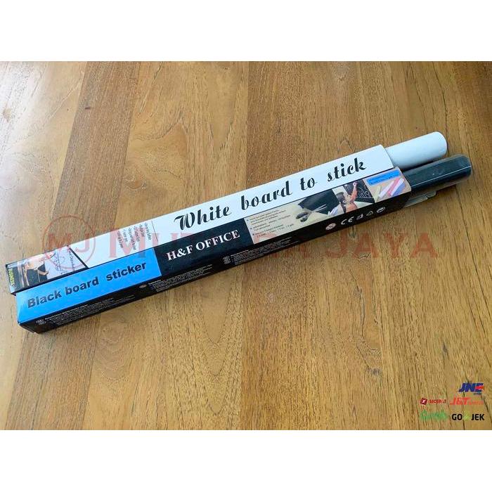 Sticker Whiteboard Blackboard Wallpaper papan tulis 45cmx2m - Whiteboard