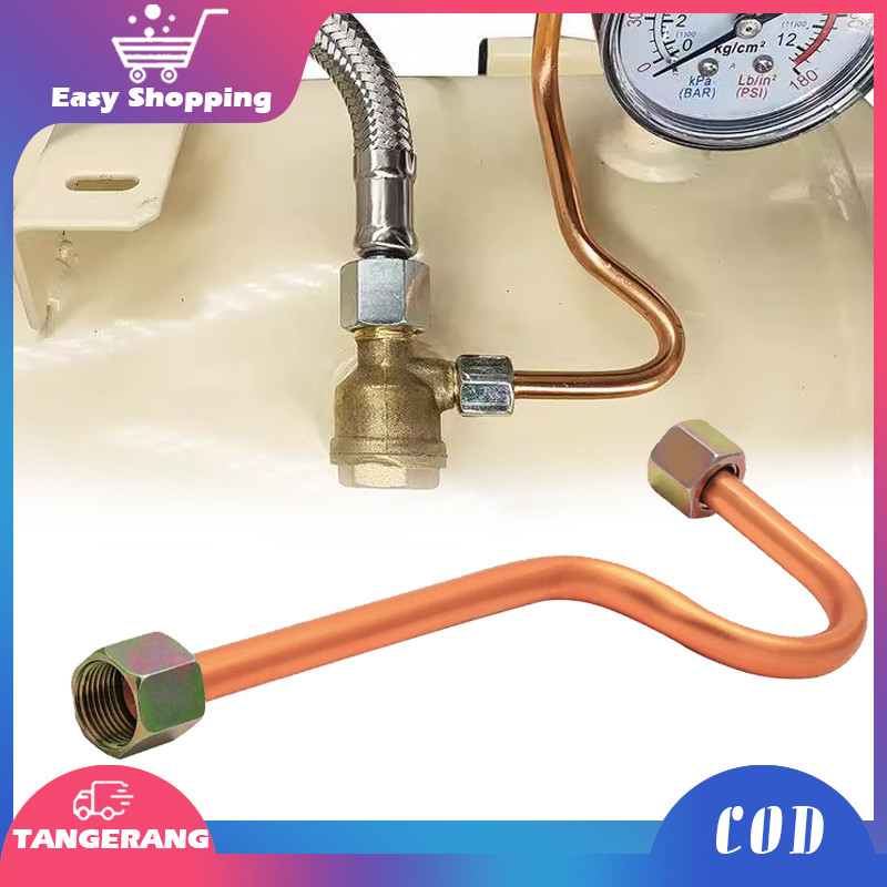 Discharge Pipa Kompresor Angin Aluminium Pipa Tanda Tanya Kompresor Angin