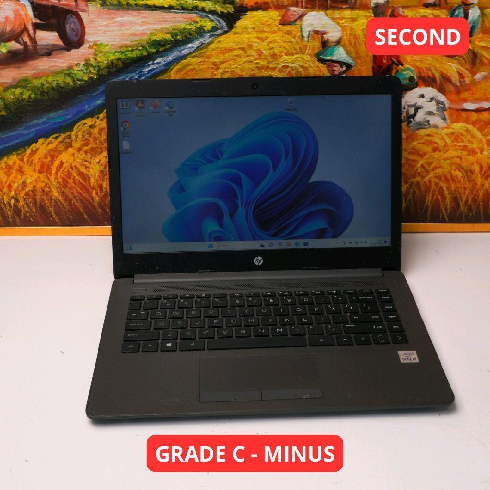 HP 240 G7 NOTEBOOK PC I5 8265U 4 GB (14") GRADE C - MINUS LAPTOP SECOND ORIGINAL SINAR MUTIARA CELL