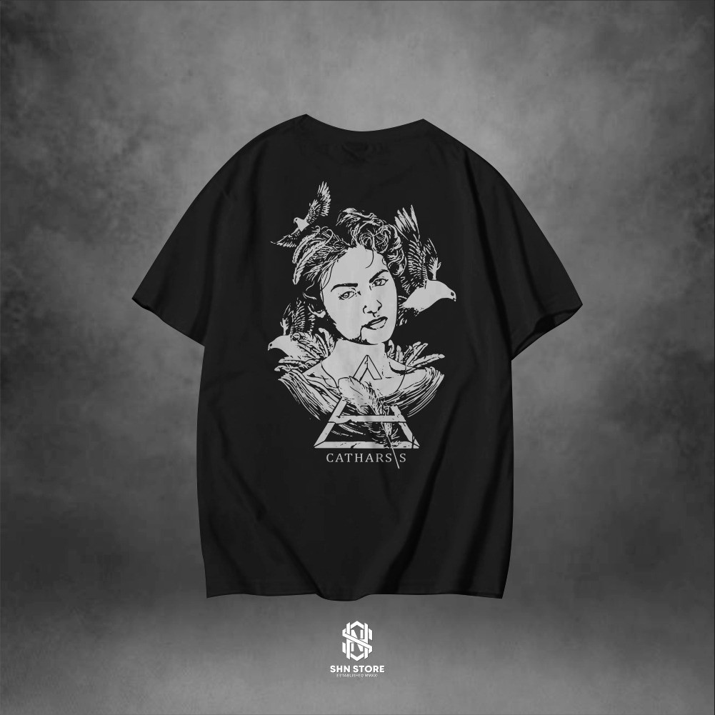 Kaos T-shirt Distro Catharsis Empire Bimo Picky Picks catton Combed 30s Kaos Pria Distro
