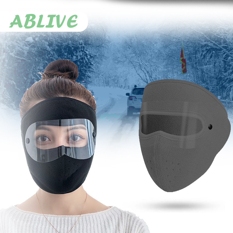 Masker Kacamata Motor Full Face Masker Pelindung Muka Tahan Angin Tahan Debu Dan Hangat