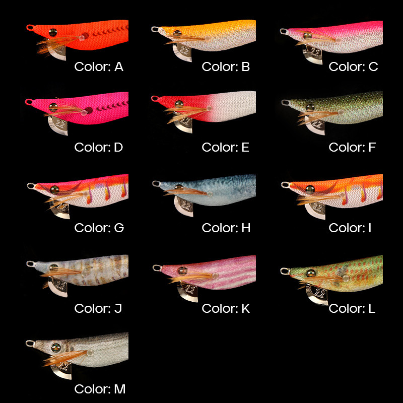 LETOYO 3.7-7g KRAKEN EGING mini squid lure luminous squid jig Shrimp egi Webfoot Octopus egi lure Cu