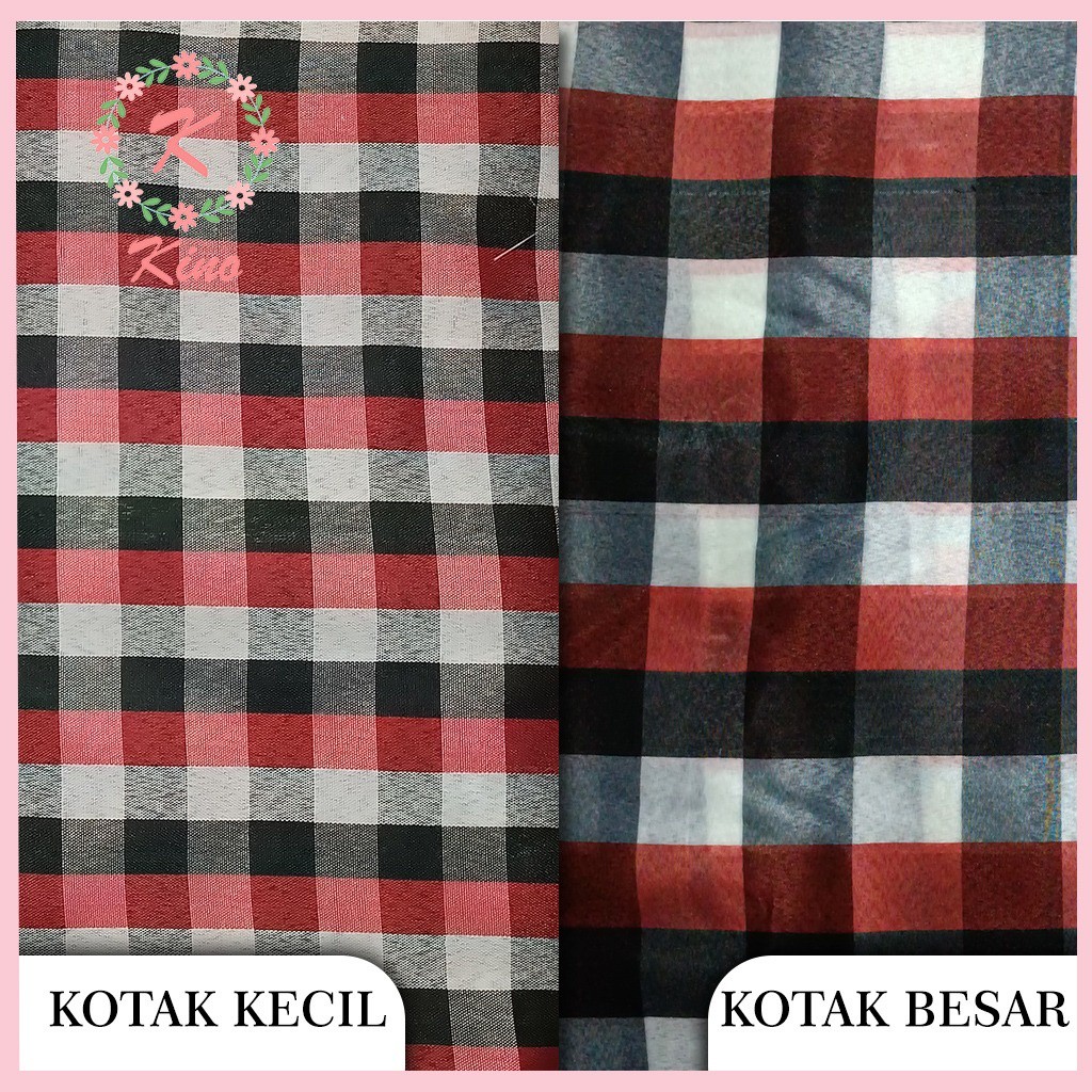 AST - Kain kotak merah hitam putih kain bali merah hitam putih kain tridatu kain terlengkap kain ada
