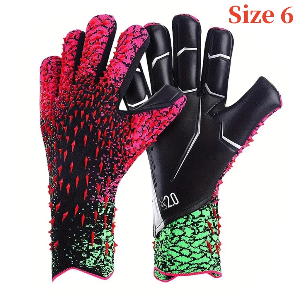 Kids Adults Football Goalkeeper Gloves Thickened Latex Professional Protection Non-Slip Soccer Goali