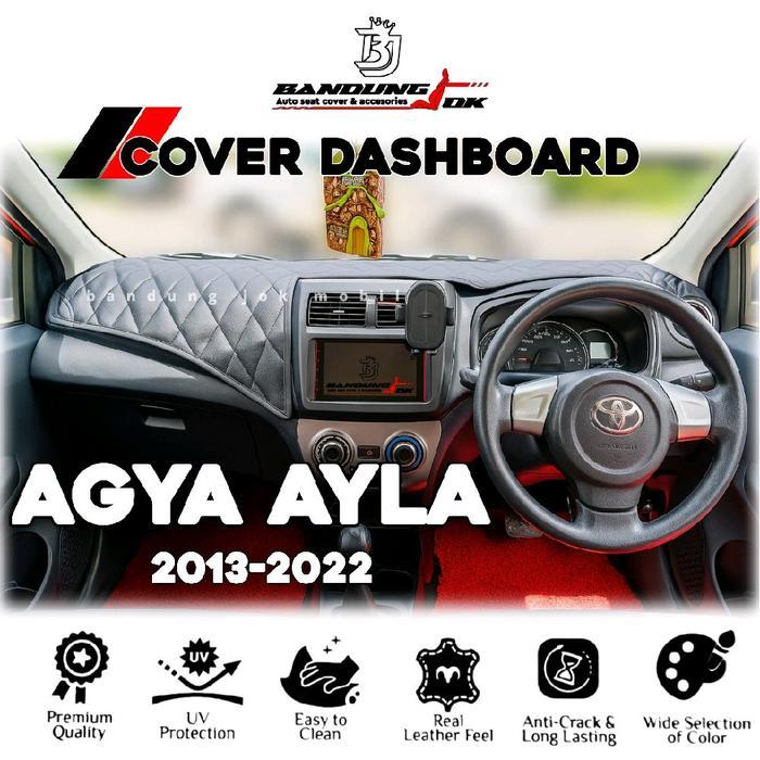 Alas dasbord Mobil Agya Ayla Taplak Dasbord Kulit Sintetis aksesoris mobil Cover dasbord  kulit sint
