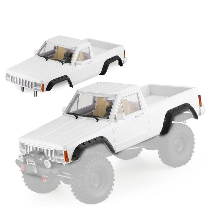 313mm Wheelbase Hard Plastic Cherokee Pickup Body Shell for 1/10 RC  Crawler Car Axial SCX10 & SCX10