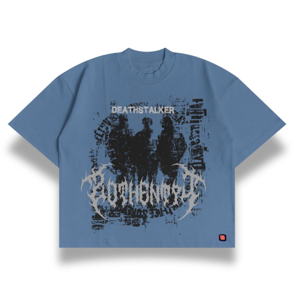 Kaos Boxy Cut Oversize Unisex Katun Combed 20s Deathstalker - Zothentic