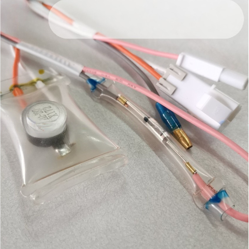 BIMETAL KULKAS SHARP DEFROST DEFROS CONTROL FUSE KULKAS SENSOR DINGIN FUSE PISAH