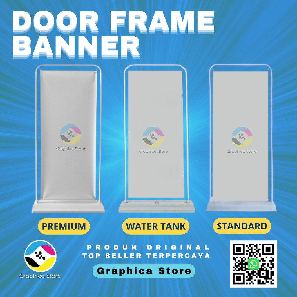 Door Frame Banner | Standing Banner | Hanging Banner | Display Indoor Outdoor