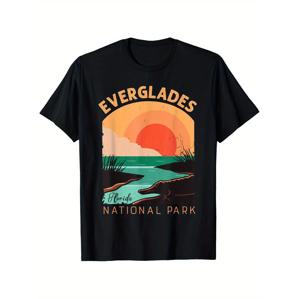 Koleksi Kaos Pria Tema Tropis & Retro - Kaos Aruba Beach Teora Island Memancing Humor Everglades Orl