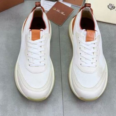 Merek Sepatu Pria  Sepatu Terbaru Loro Piana Sepatu olahraga yang nyaman bernafas