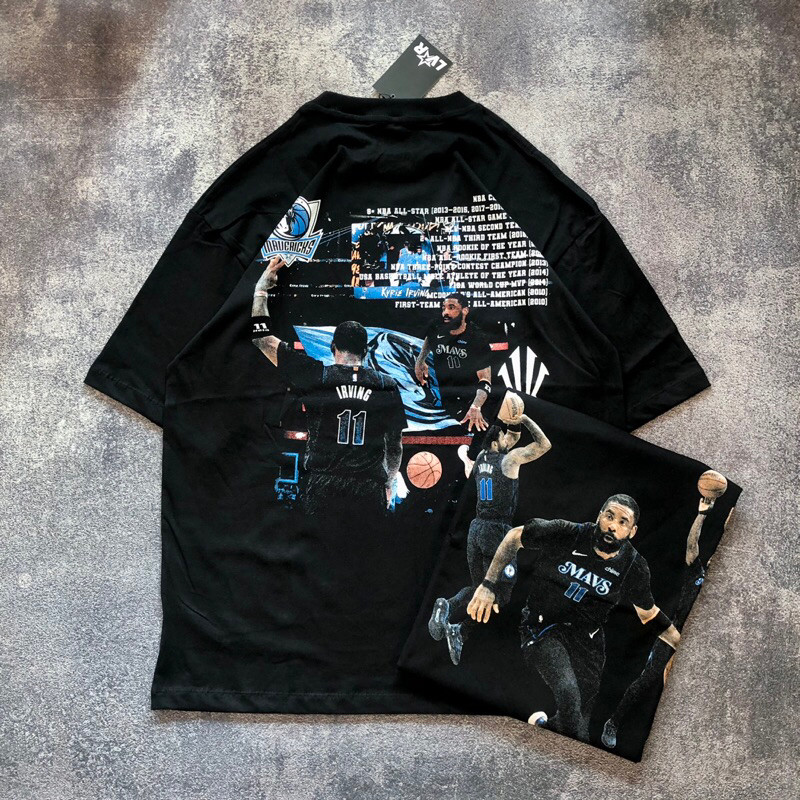 COD (LVR) Baju Kaos Oversize NBA KYRIE IRVING - T Shirt Vintage Oversize NBA Kyrie Irving - Baju Kao