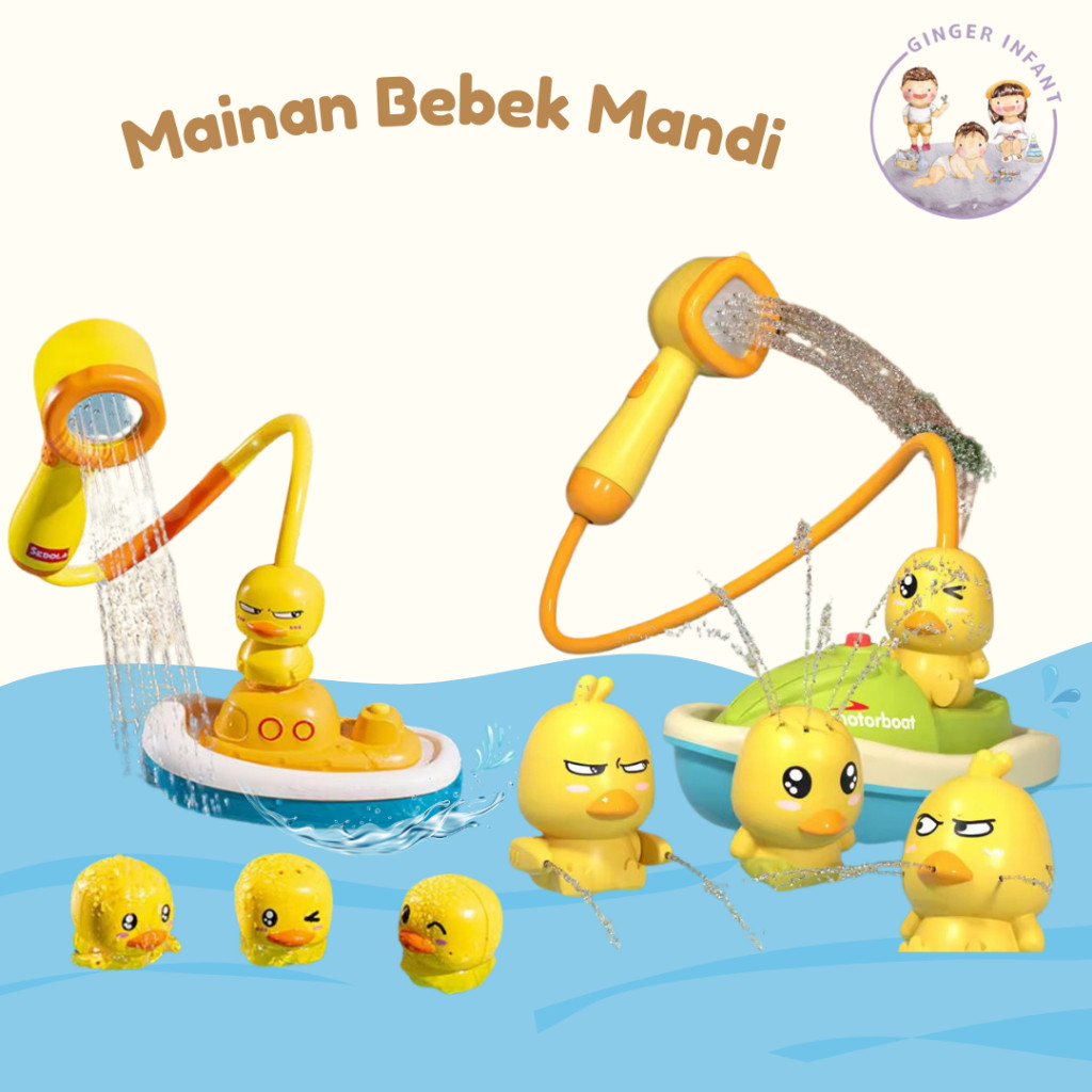 NMZSHOP Mainan bebek Bebek Mandi - mainan mandi bebek - mainan bebek anak.