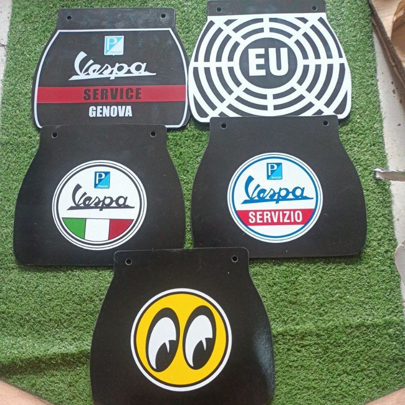Cepet air kepet air ceret air mudflap cepet belakang vespa garage vespa