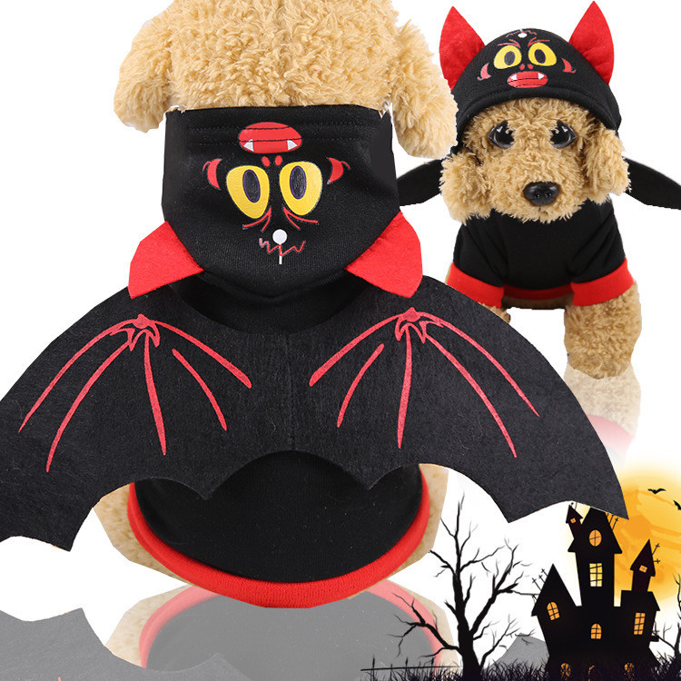 SPESIAL PROMO-[Accessories Hewan] KELELAWAR B13 - Baju Hoodie Kostum Hewan Anjing Kucing Halloween K
