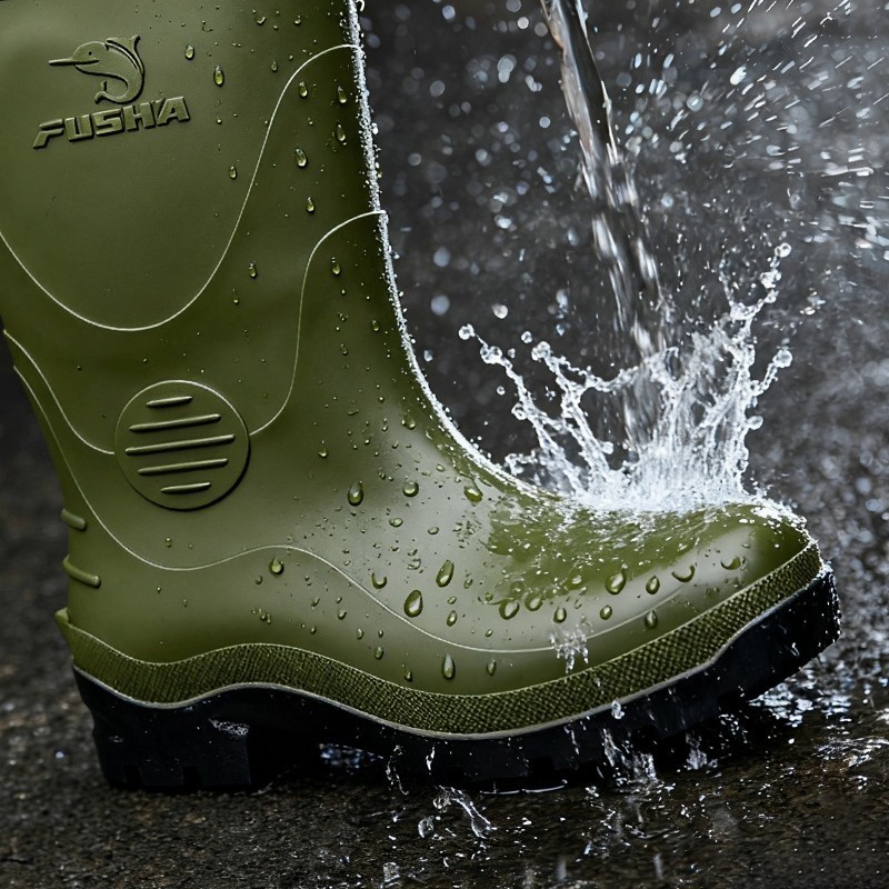 Sepatu bot hujan pria dan wanita, sepatu bot hujan tahan air dan anti selip, sepatu bot hujan untuk 