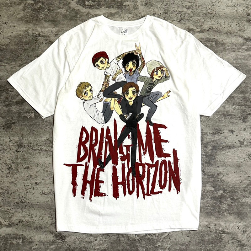 BRING ME THE HORIZON - ANIME TSHIRT - WHITE | ORIGINAL MERCHANDISE