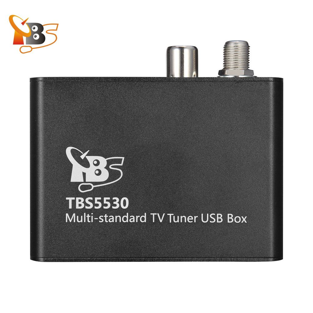 TBS5530 TV Tuner USB Box DVB-T2/T/C/S2/S/S2X ATSC1.0 ISDB-T Full Support|for PC/Laptop|Wat and Recor