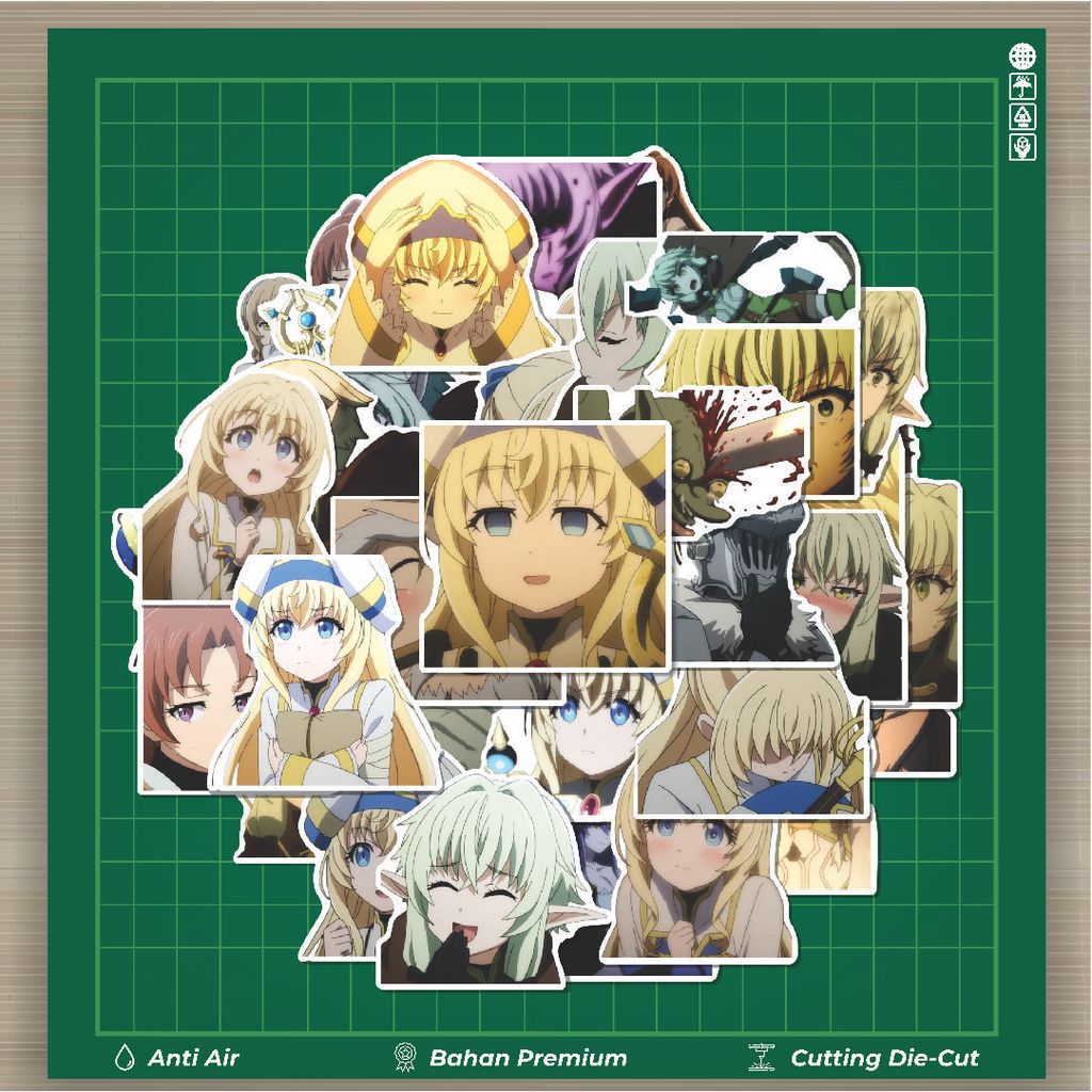 HOT 50 PCS Stiker Goblin Slayer Stiker Fashion Cars Decal Dingin Kartu Album Custom Vinyl Anti Air- 